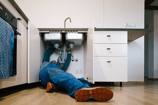Professional Drain Cleaning technician working in Hellertown, PA